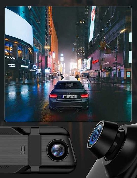 KAMERA Lusterko cały wyświetlacz do cofania tylna i przednia detekcja