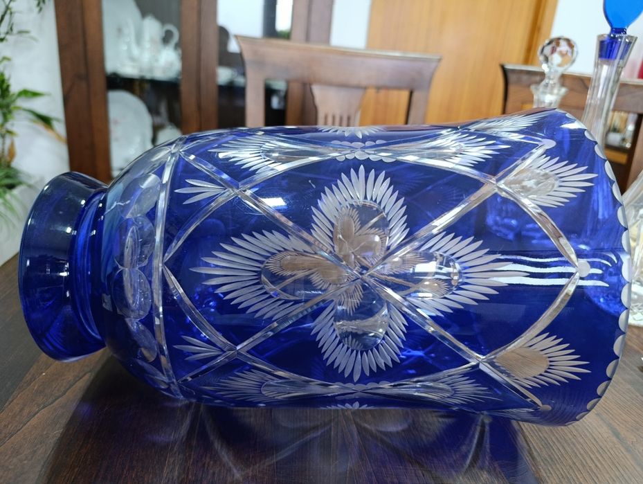 Jarra azul decoração