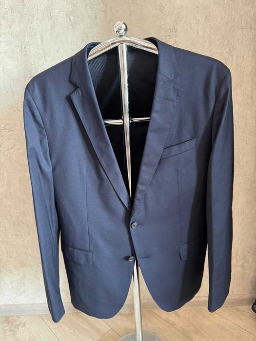Піджак Hugo Boss Travel Stretch, оригінал, темно-синій, розмір XL/XXL
