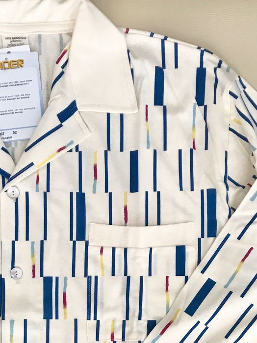 Чоловіча піжамна сорочка з високоякісної 100% бавовни BAUR (Німеччина)