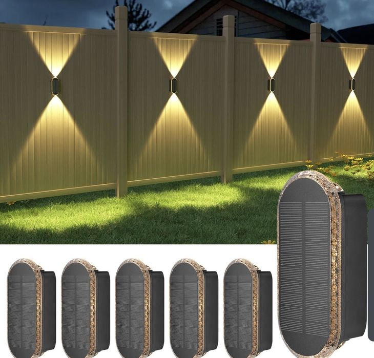 Solarne lampy 8 szt. Nowe