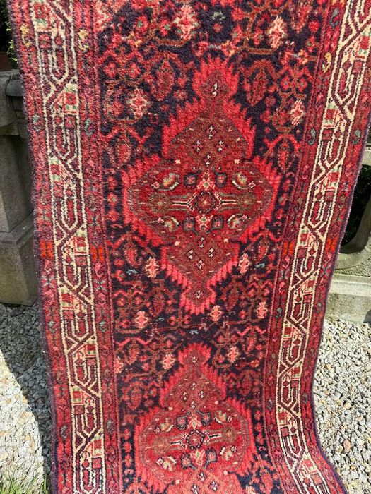 Chodnik dywan wełniany perski r.tkany Hamadan 285x80 galeria 10 tyś