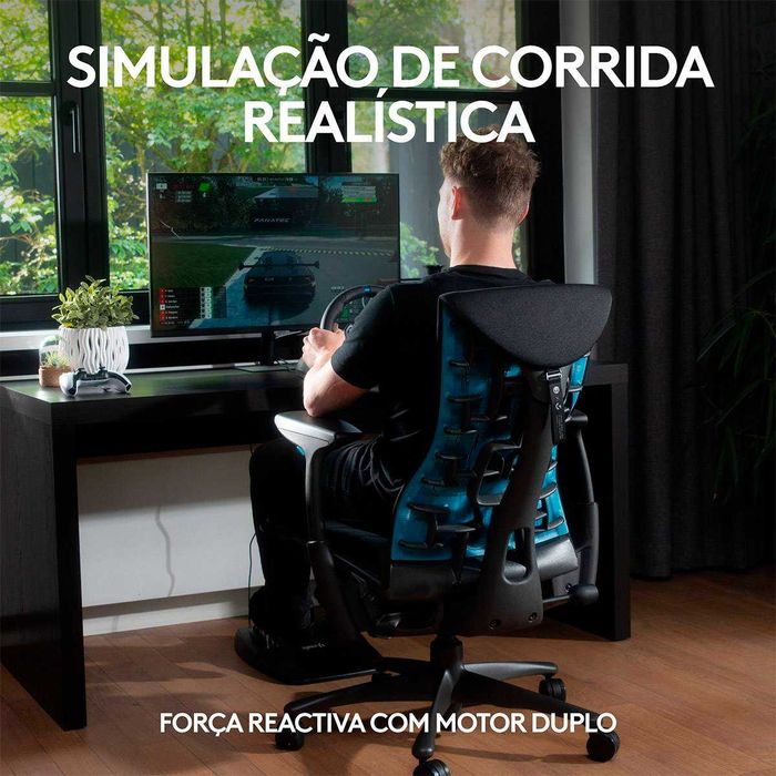 Volante Logitech G29 Driving Force PS5/PS4/PS3/PC NOVO