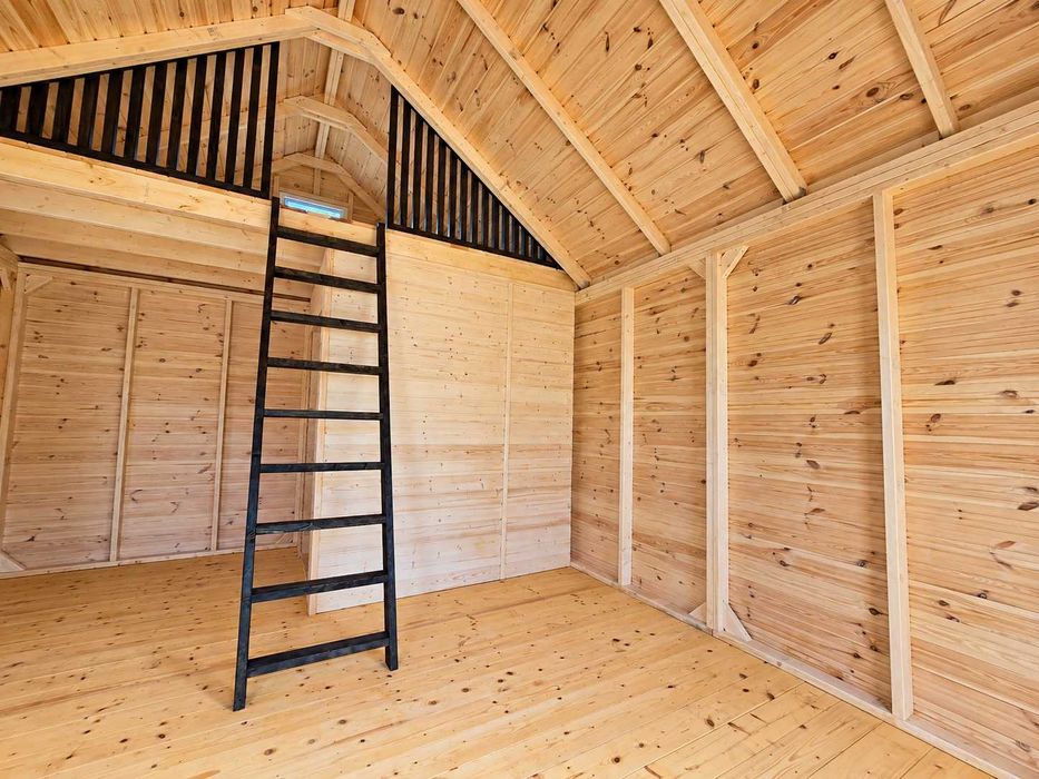 Domek drewniany Nowoczesna STODOŁA 25m² – dostępne od ręki, PROMOCJA -10%