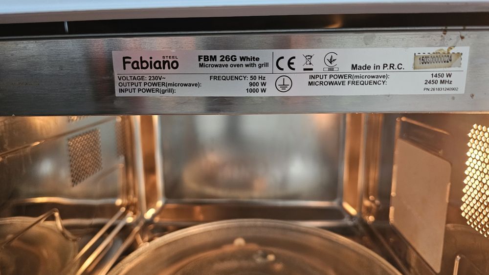 Вбудована мікрохвильова піч Fabiano
