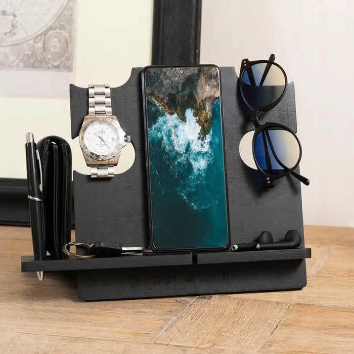 Organizer Na Biurko Podstawka Pod Telefon Zegarek