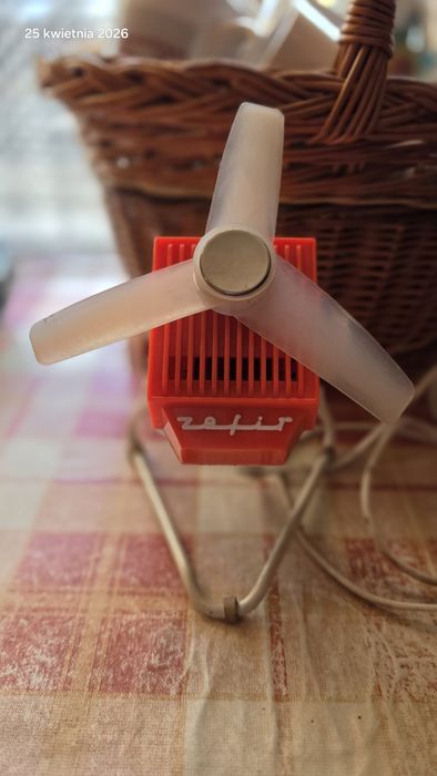 Wentylator ZEFIR PRL – Kultowy Pomarańczowy – pudełko, Instrukcja