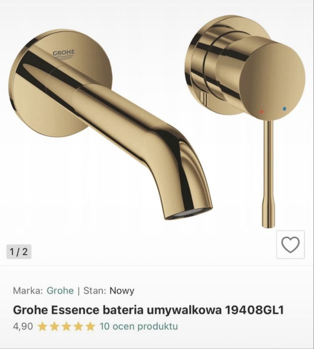Bateria umywalkowa Grohe Essence Cool Sunrise