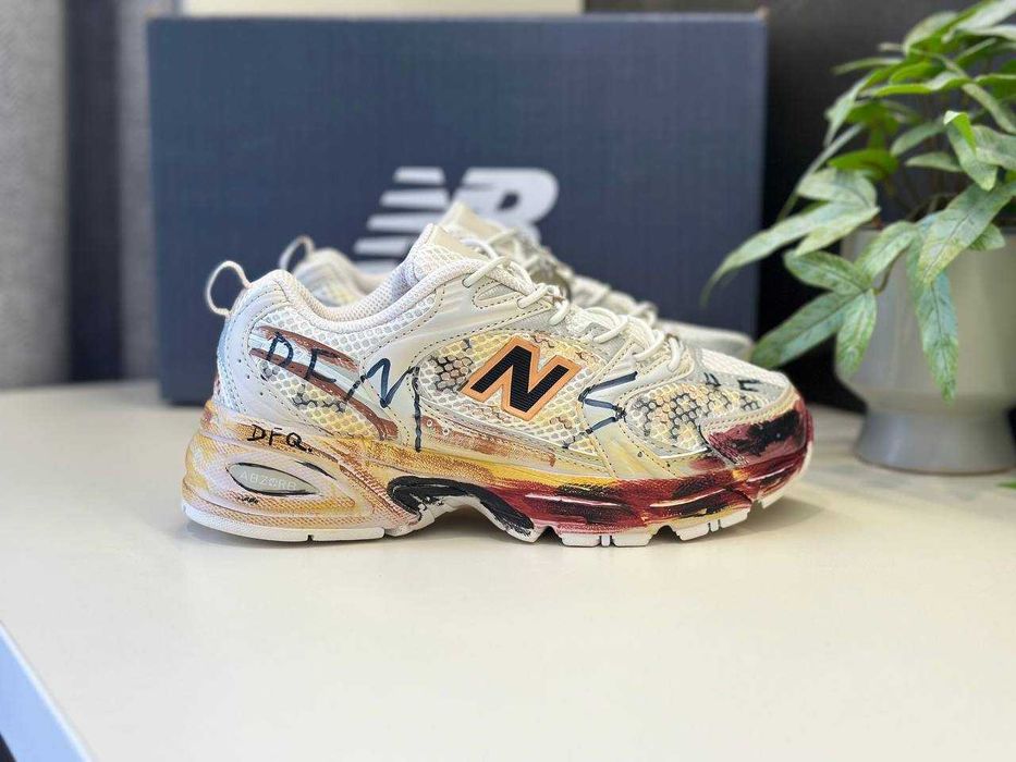 !SALE! New Balance 530 Custom Beige/Red 36 37 38 39 40 41 42 43 44 45 nb нб