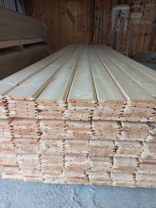 Deska szalówka, podbitka dwu stronna faza sosna, świerk, modrzew