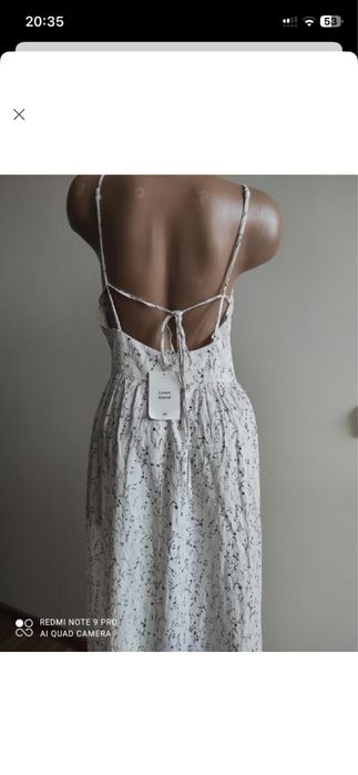 Сарафан  льон H&M / льняной сарафан