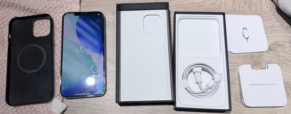 IPhone 12 Pro Max, Silver, 256GB - pudełko, oryginał Kraków