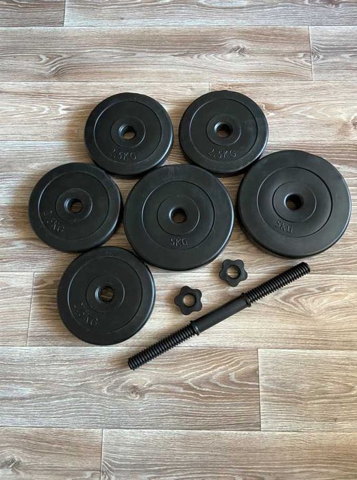 Гантелі розбірні композитні 2 х 20 кг разборные гантели 2 по 20 кг