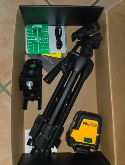 Kit completo de nível a laser 4D – Novo