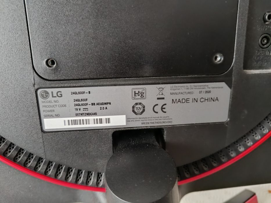 Monitor Gaming LG 24gl600f
