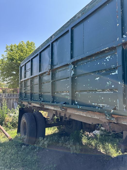 Камаз самоскид з причіпом