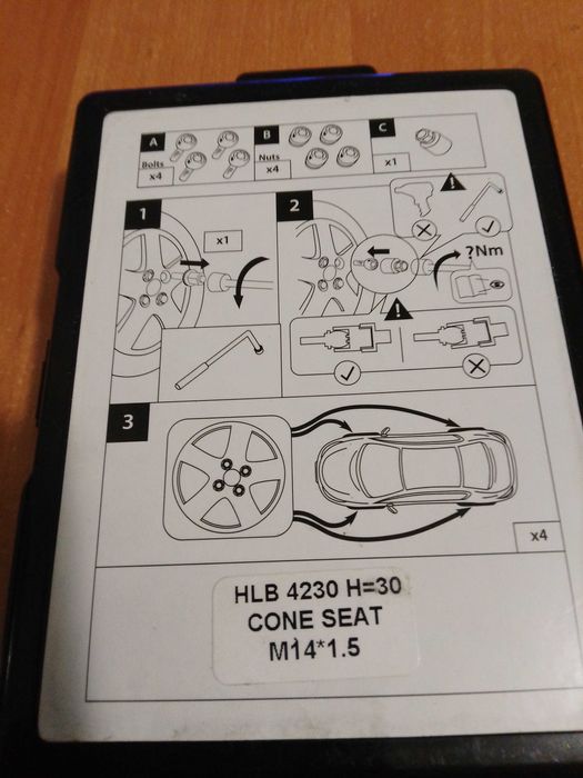 Набір секреток колісних