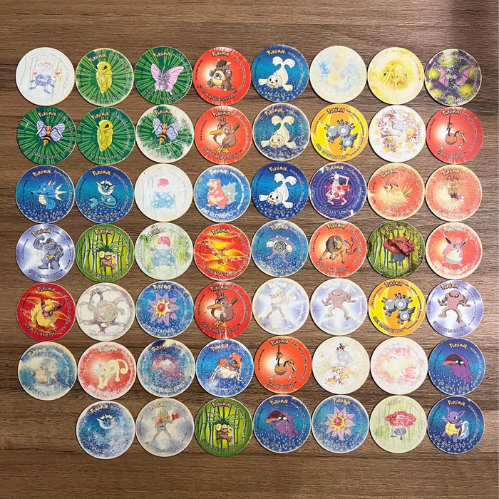 Pokémon Tazos (Attack, Voa, Sticker, League)