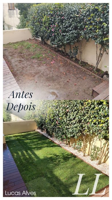 Manutenção de jardins 
• Podas de árvores 
• Limpeza de Terrenos 
• Construção de jardins e Relvados