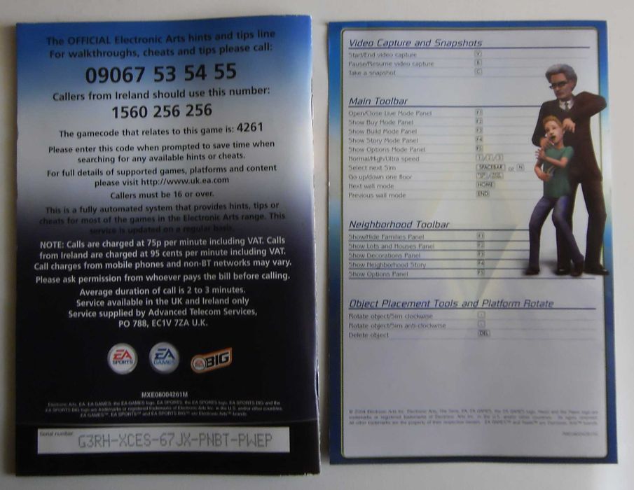 Jogo PC/CD-ROM "Os Sims 2" ORIGINAL COMPLETO - 4 CD - Em Inglês