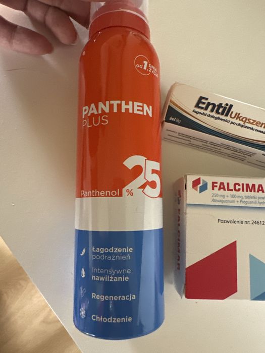 Zestaw podrozny falcimar panthenol entil ukaszeni