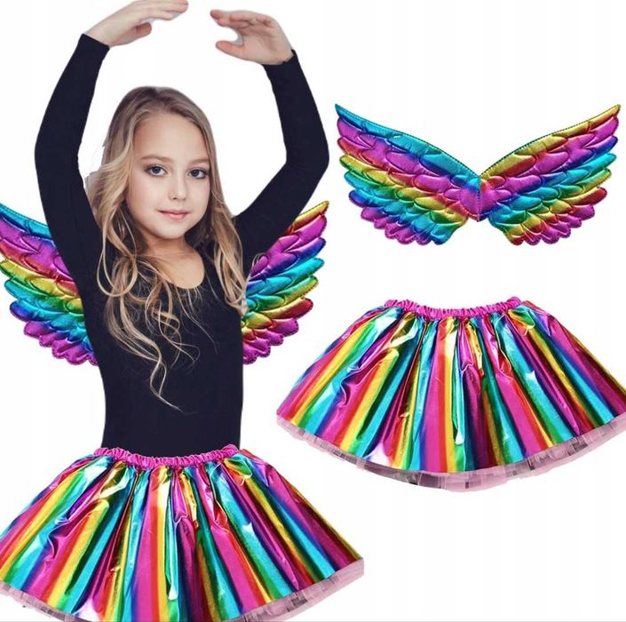 Strój  przebranie karnawałowy Motyl Wróżka przebranie kostium