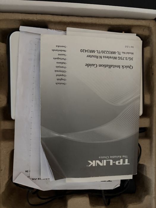 Modem TPLINK. TL MR3420
