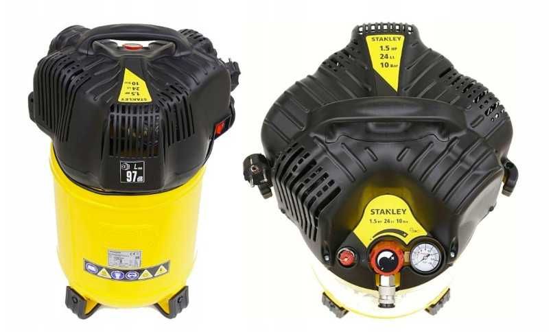 STANLEY Kompresor Bezolejowy Sprężarka 24L 10 BAR