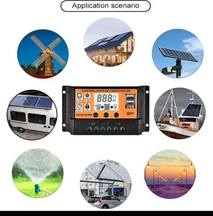 Controlador de carga solar de 100 amperes