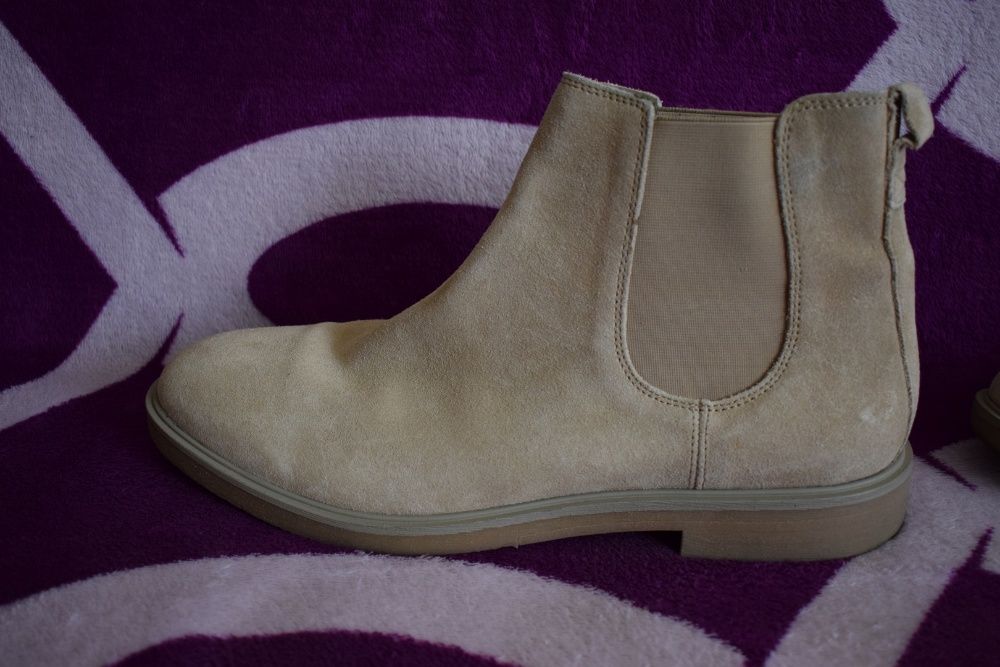 Beżowe sztyblety Pull&Bear, rozm. 44