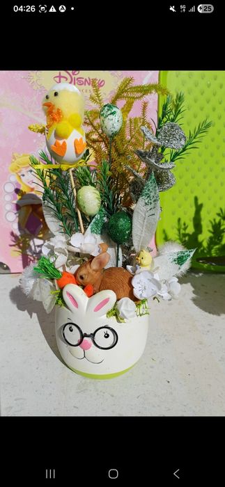 Decoração de Páscoa com surpresa