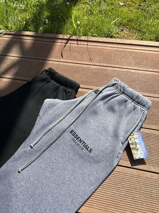 Essentials Pants (Black - Grey) (Spodnie)