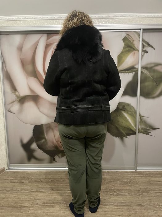 Дублянка чорна коротка натуральна