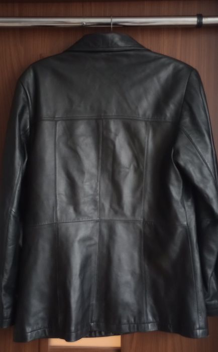 Kurtka skórzana czarna żakiet skóra ze skóry marynarka