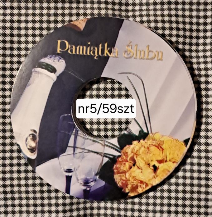 Naklejki ślubne na DVD zestaw 240szt