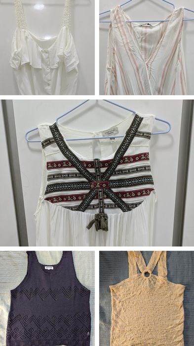 Tops variados estilos