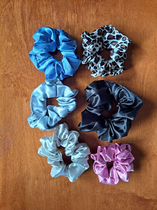 6 x nowe gumki do włosów