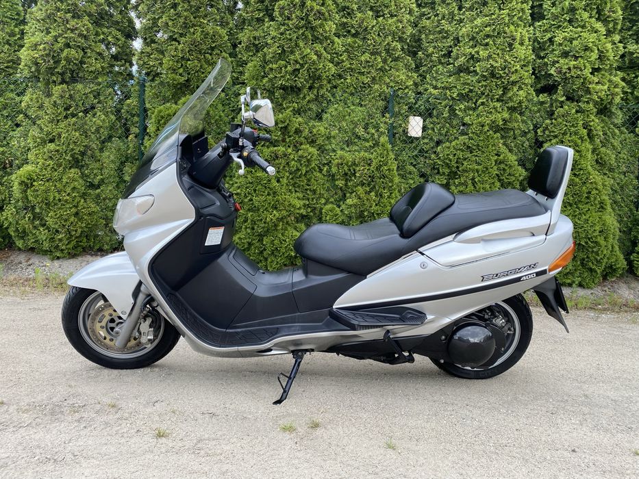 Suzuki Burgman AN 400 maly przebiegskuter motocykl super stan