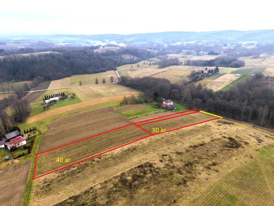 Sprzedam widokową działkę Sieklówka