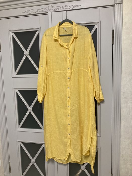 Большой Размер Платье Рубашка Льон