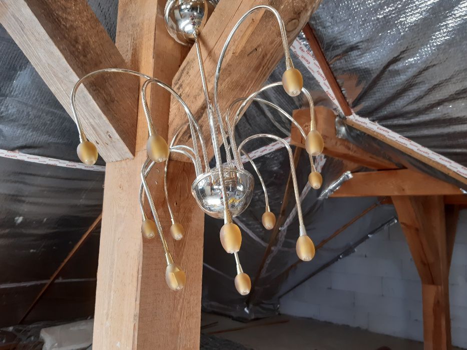 żyrandol + kinkiety