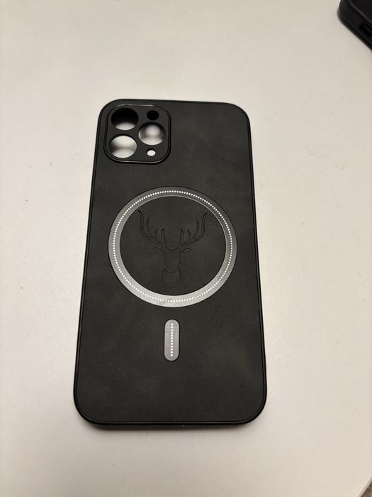 Чохол iPhone 11 Pro з безпроводною зарядкою Deer темно-сірий