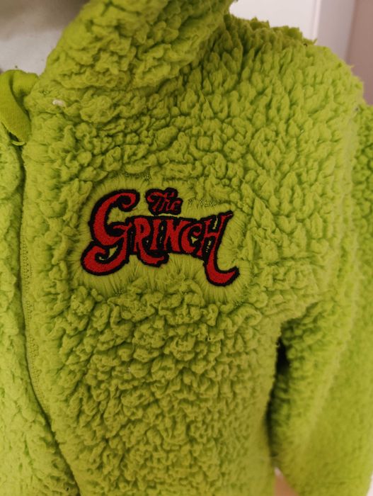 Strój karnawałowy GRINCH GRINCZ przebranie MIKOŁAJ święta 140/146 (375