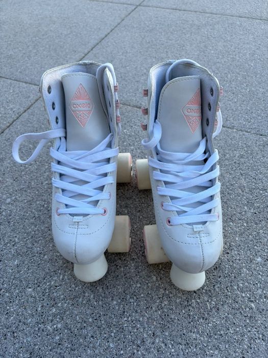 Patins de Patinagem Artística - Oxelo brancos 35
