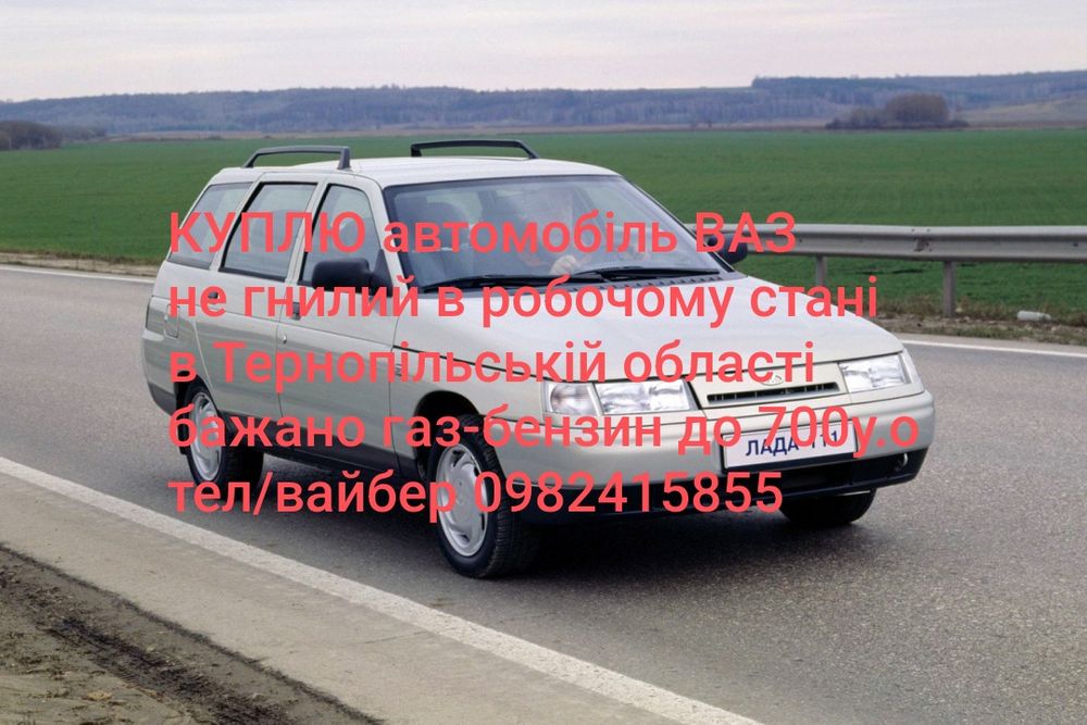 Автомобіль ВАЗ в робочому стані не гнилий