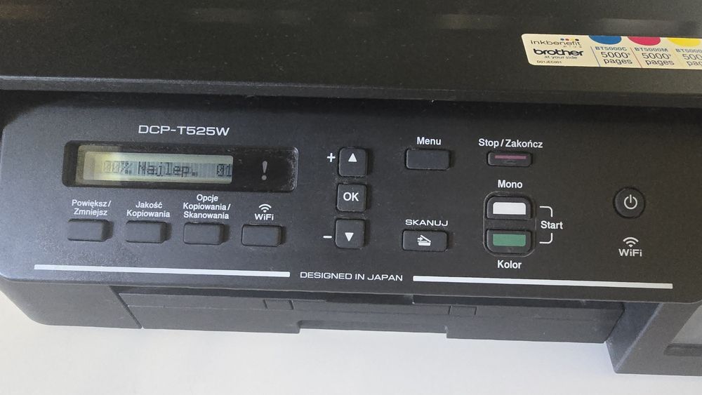 Drukarka Brother DCP-T525W jak nowa