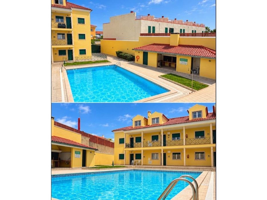 Apartamento T1+2 Duplex, em condomínio fechado, a 2 minutos da praia