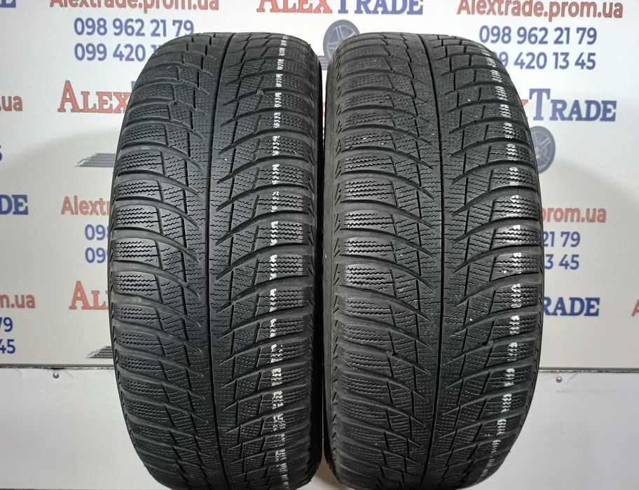 2 шт. 205/55 R16 Bridgestone Blizzak LM001 зимові шини б/у, протектор 6 мм