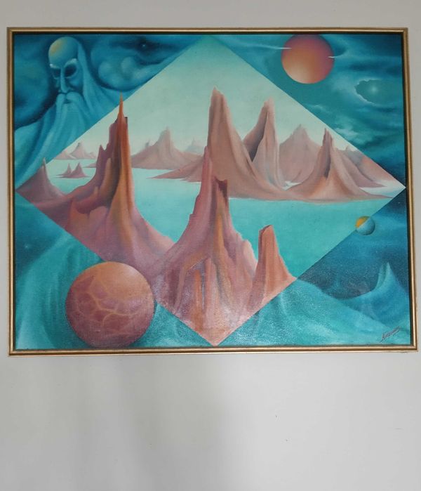 Картина "Магическая реальность". Холст, масло.