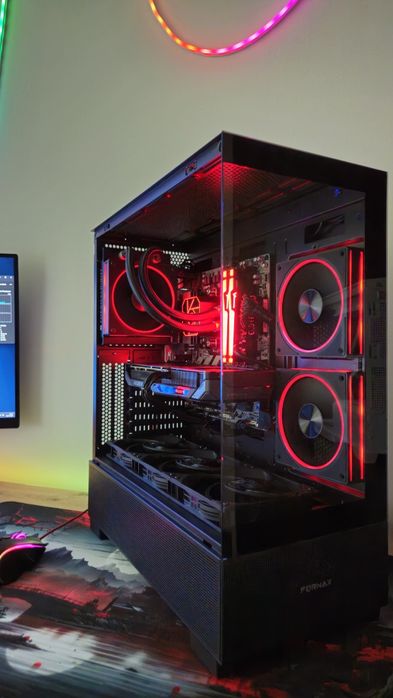 Komputer Gamingowy Nowy PC do gier ryzen 5 rx 9060 xt 16Gb  Ram 32Gb